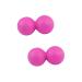 Tovinanna 2st massage ball for the body Massage ball for the body peanut massage roller peanut ball roller ball for self-massage deep fabric ball top acupy ball Double ball yoga ball