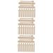 Fomiyes 300 pieces waxed wooden stick children tinker tinker for children hair removal sticks make-up gadgets wax stick wax pattern wax spatula multifunction woodwachs scraper