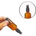 Suxnos 10ml Travel Glass Spray Bottles - 28pcs Perfume Atomizers with Black Lid - Premium Braunglas Bernstein Design - Buy Online on GoSupps.com