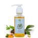 Facial Wash with Green Tea | Turmieric | Vitamins A & E | Vegan | Mild & Refreshing Face Cleanser | Suitable for all skin types | 100ml | (3.38 Fl oz)