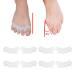 ZLXHDL 2 Pcs Toe Separator Bunion Corrector for Women & Men - Comfortable & Easy to Clean Toe Dividers (White) - Buy Online on GoSupps.com