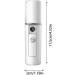 Face Mister Handy Mister - Nanoes Mister for Eyelash Extensions Handy Mister USB Rechargeable for Face Hydrating Daily Makeup Jimii L3-white - Buy Online on GoSupps.com