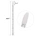 200Pcs Disposable Lip Brush Applicators | Crystal Lipstick Wands Makeup Beauty Tool Set - Buy Online on GoSupps.com