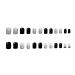 Chtom Black Due Dyele Nail Piece | Fine Nail Patch for Perfect Manicure - Buy Internationally - Buy Online on GoSupps.com