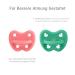 Hevea Pacifier 2-Pack - Natural Rubber Tulip Pink & Pop of Green Eco-Friendly Ages 3+ Months - Buy Online on GoSupps.com