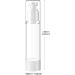 TIANZD 3Pcs Empty 50ml Transparent Airless Pump Bottles Refillable Clear Travel Vacuum Lotion Pump Containers for Cosmetic Foundation Lotion Gel - No Straw Required - Buy Online on GoSupps.com