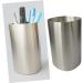 Bestonzon 3-Pack Glass Toothbrush Holder & Stainless Steel Drinking Cups - Stylish Bathroom Storage Solution - Buy Online on GoSupps.com
