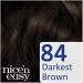 Clairol Nice'n Easy No Ammonia Hair Dye 84 Darkest Brown - Pack of 1 - Buy Online on GoSupps.com