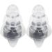 Transparent Noise Reduction Earplugs for Drummers & DJs - Ideal Sound Protection for Concerts (Black - Buy Online on GoSupps.com