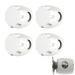 Child Proof Door - 4 Pack Child Proof Door Knob Locks | Door Knob with Lock for Kids Door Knob Covers