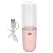 Nano FacialHandy Mist Sprayer Hydrating Makeup and Moisturizing Atomization Humidifier for Skin Care (Pink) (Light Pink)