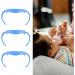 Haowul 5pcs Baby Bottle Handles - Blue Grip Accessories for Wide Mouth PP Glass Baby Feeding Bottles - Buy Online on GoSupps.com