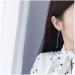 Ear Stud Earrings for Women Blue Sand Stone Ear Clips Personality Temperament Female Fashion Pendant Ear Pin Party Gift e Ear Studs - Buy Online on GoSupps.com