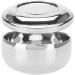 Universal Stainless Steel Shaving Soap Bowl with Lid | Perfect for All Shaving Soaps | Durable Men's Grooming Essential - Buy Online on GoSupps.com