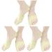 Healifty Correctors Toe Hallux Unisex Straightener Thumb Adult Bunion Valgus Big Orthoticss Foot Orthotics Sx3pcs Light Yellowx3pcs