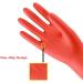 MIN-XL Waterproof Cleaning Glove - Kitchen & Household Cleaning, Dishwashing, Car Wash - Red 45CM-L - Buy Online on GoSupps.com