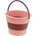 Ioensy Collapsible Bucket Cleaning Bucket Household Laundry Bucket Folding Bucket for Camping Pink - Buy Online on GoSupps.com