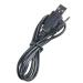 USB Charging Cable PC Charger Power Cord for Wahl 79600-2101 97581-405 9854-600 9854l 9867 9876l 9854l 9867 9876l S003hu0420060 S004mu0400090 9854-600 91822-200 Beard Stubble Trimmer Shaver