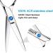 Professional Hair Cutting Scissors Set - Salon Quality Light & Sharp Silver Shears for Barbers and Home Use - Buy Online on GoSupps.com