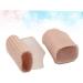Healifty Silicone Gel Toe Separator Caps - Hammer Toe Sleeves for Toe Cushion Brace and Eversion Correction - 1 Pair Beige - Buy Online on GoSupps.com