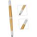 Didiseaon Makeup Aluminium Pencil Make Pen Manual Eyebrow Embroidered Supply Permanent Professional 14.2x0.9cm Golden - Buy Online on GoSupps.com