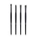 MSQ 4 piece of eye brush brush set make -up eyeshadow brush set make -up blender brush eyes brush sets blending brushes blending eye brush set make -up brush set kit kin shadow brush black pure black