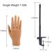 Flexible Silicone Nail Training Hand with Stand Bracket - Nail Practice Tool for Acrylic Nails - Right Hand 4 - Buy Online on GoSupps.com