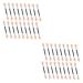 Didiseaon 100 Pcs Eyeshadow Makeup Brush Eye Spoolie Brush Makeup Applicator Eye Shadow Sponge Pointy Miss 8x1cmx2pcs Pinkx2pcs