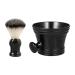 Milageto razor brush set cleaning bowl razor cup gift soap brush for home travel father's day accessories hairdressing salon