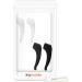 KWMobile Anti-Slip Glasses Hinge Set - 4x Silicone Ear Hooks for Sports - Black Matt & Transparent - Buy Online on GoSupps.com
