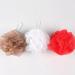 VILLCASE Christmas Bath Loofah Set - 4pcs Kids Holiday Character Mesh Poufs - Santa Claus & Xmas Tree Shower Scrubber & Exfoliator - Buy Online on GoSupps.com