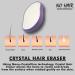 No Hair Crystal Hair Eraser - Reusable Painless Hair Remover for Men and Women - Exfoliation Tool for Back, Arms, and Legs - Matte Purple - Buy Online on GoSupps.com