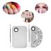 Stuurvnee Up Mixing Palette - Stainless Steel Cosmetic & Nail Art Palette with Spatula Tool | Professional Quality for Seamless Mixing - Buy Online on GoSupps.com