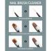 AIJIMEI Acrylic Nail Brush Cleaner - 2oz Liquid for Cleaning Acrylic Paint Brushes - Nails Artist Essential - Buy Online on GoSupps.com