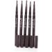 POPETPOP 2pcs 2 1 Eyebrow Pencil Black Rotate Eyebrow Pencil Eyebrow Pencil Brush Makeup Triangle Filler 3d - Buy Online on GoSupps.com