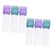 ABOOFAN 6 pi ces Bouteille Applicateur Racines Cheveux Flacons Plastique avec Peigne Int gr pour Coloration L ger R utilisable Pratique Domicile Vert Fonc Fonc