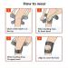 Adjustable Knee Brace for Meniscus Tear & Ligament Strain - Patellar Tendon Sleeve Support for Running Basketball Gym & Sports - Off-White X-Large - Buy Online on GoSupps.com