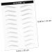 DOITOOL 6 Sheets Pairs Artificial Eyebrow Patch Eyebrowsb Eyebrow Makeup Tools Eyebrow Stickers Hair 3d - Buy Online on GoSupps.com