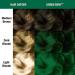 MANIC PANIC Green Envy Hair Dye - Classic High Voltage Semi-Permanent Color (3PK) - Deep Emerald Green with Blue Undertones - Vegan & Ammonia Free for All Hair Types - Buy Online on GoSupps.com