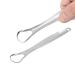 4pcs Stainless Steel Tongue Scrapers | Tongue Cleaner Brush for Adults & Kids | Bad Breath Treatment | Fresher Breath in Seconds - Buy Online on GoSupps.com