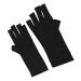 Fingerless UV Protection Manicure Gloves 2 Pairs UV Gloves Excellent Elasticity Art UV Blocking Gloves for Nail Gel Dryer Professional Fingerless Gloves for Protecting Hands from UV Nail Lamp Black - Buy Online on GoSupps.com