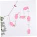 Alipis 1 Pc Fish Hanging Ornament Wedding D cor Woodsy Decor Wood Decor Pink Hanging String Shell Pink 102X4.2CM - Buy Online on GoSupps.com