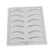 Beavorty Eyebrow Microblading Skin 6 Pcs Eye Brow Shaping Kit Eyebrow Training Skin Eyebrow Practice Skin Eye Brow Practice Skin Set Eyebrows Eyebrow Trimming Eyebrow Microblading