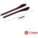 Dookaa Dark Brown Glasses & Accessories: 2 Pairs End Tips Ear Socks Spare Tube | International Shipping Available - Buy Online on GoSupps.com