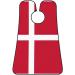 Danish Flag Print Beard Bib Apron - Men's Beard Hair Catcher for Shaving & Trimming - Black Beard Cape Cloth - Buy Online on GoSupps.com