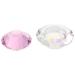 Glass nail art dappen DISH Crystal Lotus Dappen Bowl Glass Crystal Cup Holder Glassware Nail Tools for Nail Art Acrylic Powder Liquid 7x7cm