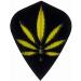 Poly Metronic Marijuana Pot Leaf Slim Size Dart Flights - 15 Assorted Designs - Buy Online on GoSupps.com