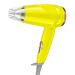 Travel Hair Dryer Lightweight Foldable Hair Dryer Hot and Cold Air Constant Temperature Hair Dryer 3 Gears Overheat Protection Portable (Yellow)