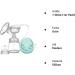 YABTF Rechargeable Breast Pump | 3 Modes & 9 Steps | Compact Silicone Electric Milk Pump for On-the-Go & Home Use | Includes Pacifier | Eco-Friendly Green - Buy Online on GoSupps.com