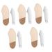 OHPHCALL 5pcs Cosmetic Plate Mixing Spatula Makeup Plate Spatula Makeup Palette Silver Stainless Steel 1 g (Pack of 1) Silverx5pcs